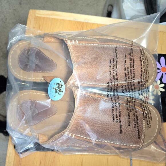 Dr. Martens Doc Martens Men's Size 11 EU 46 Leather Slide Sandals Brown Y2K - Picture 11 of 11